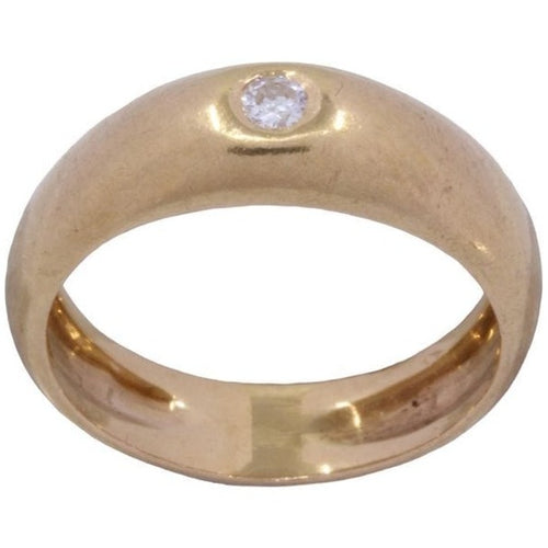 Bague 52 Bague jonc Anglais Or jaune Diamant 58 Facettes 082001