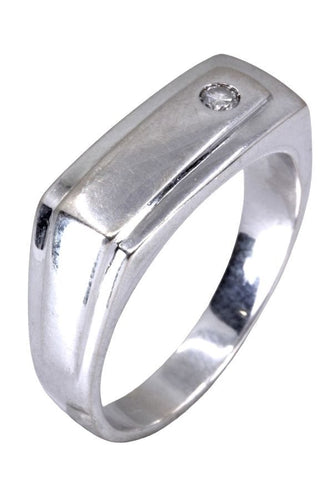 Bague 63 BAGUE CHEVALIÈRE DIAMANT 58 Facettes 072011