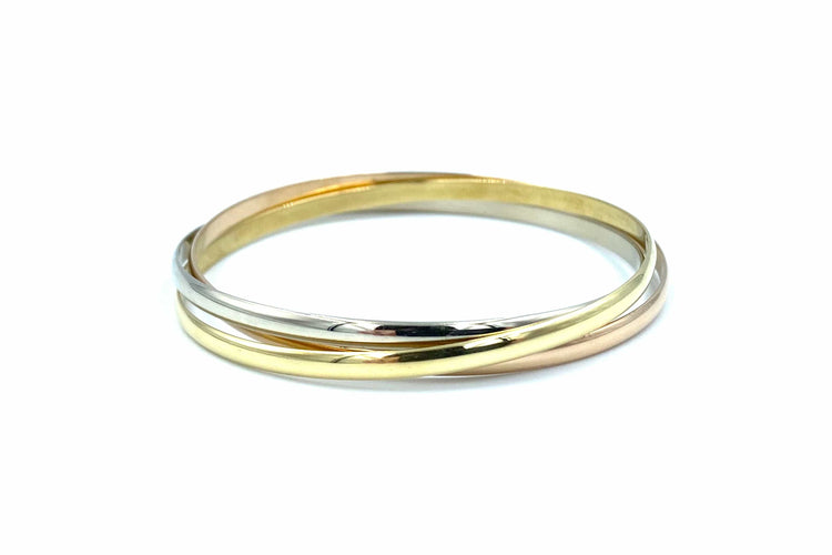 Bracelet Cartier. Bracelet Trinity 3 ors 18K 58 Facettes