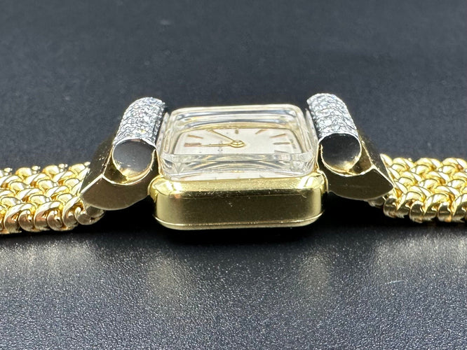 Montre OMEGA - Montre vintage 1950, or et diamants 58 Facettes