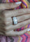 Bague Bague Or blanc et Diamants 58 Facettes RNG2115