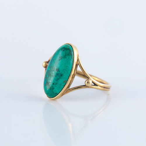 Bague 54 Bague Pierre verte 58 Facettes JE92