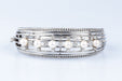 Bracelet Bracelet demi-jonc perles diamants en or gris 58 Facettes BRLM423-9-84