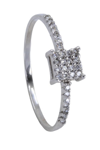 Bague 57 BAGUE MODERNE PAVAGE DIAMANTS 58 Facettes 059641