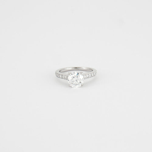 Bague 47 Bague or blanc  diamants 1.23ct 58 Facettes