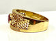 Bague 54 Bague Or jaune Rubis Diamants 58 Facettes AB227