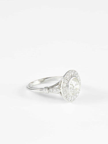 Bague 51 Bague Platine Or Diamants 58 Facettes