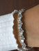 Bracelet Bracelet Tennis Diamants taille émeraude et poire 58 Facettes 3335
