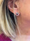 Boucles d'oreilles Boucles d'Oreilles Rubis Diamants Or Gris 58 Facettes BO232