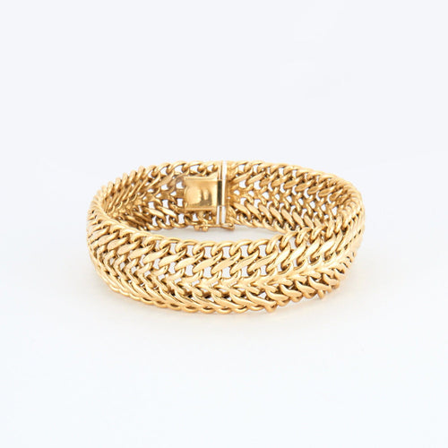 Bracelet Bracelet Ruban en Or jaune 58 Facettes EL1