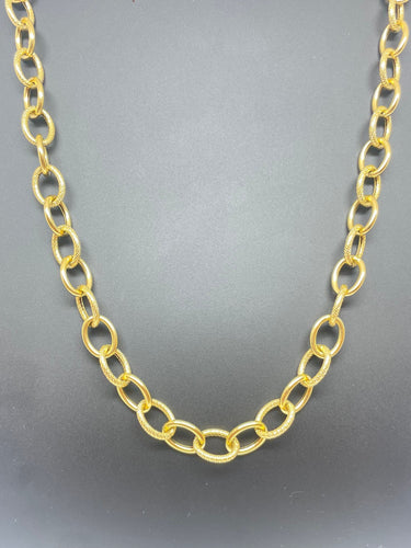 Collier Collier maille forçat antillaise or jaune 58 Facettes