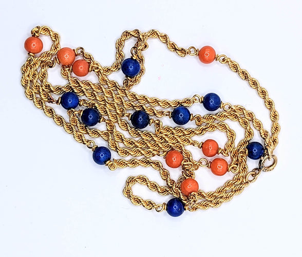 Collier Sautoir vintage Van Cleef & Arpels 58 Facettes