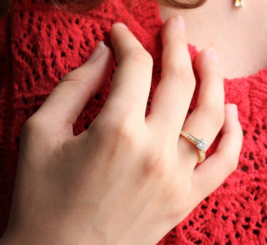 Bague Bague solitaire 0.40ct Maison BIRKS 58 Facettes 471