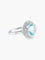 Bague 52 Bague Aigue-Marine Diamants 58 Facettes