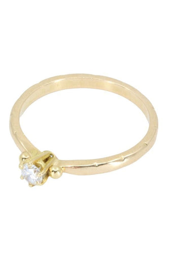 Bague 56 SOLITAIRE DIAMANT 0.15 CARAT 58 Facettes 048561