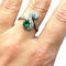 Bague Bague Toi & Moi émeraude diamant 58 Facettes 2845