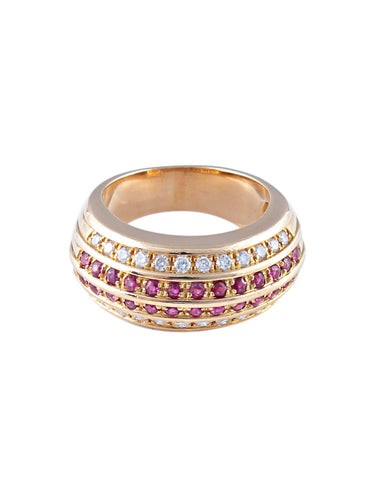 Bague 55 Bague Boule Rubis 58 Facettes