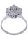 Bague 54 BAGUE FLEUR DIAMANTS ANNÉES 50 58 Facettes 073171