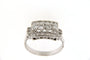 Bague Bague Tank en Or gris et diamants 58 Facettes 6387q