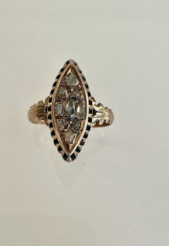 Bague 58 Bague Marquise Du XVIIIème Siècle 58 Facettes 821588