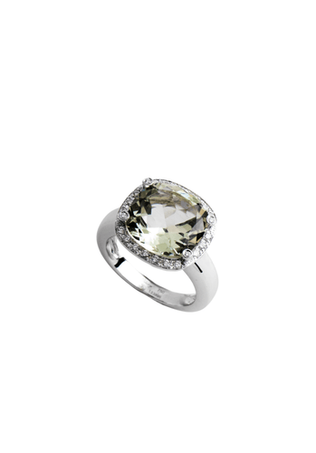 Bague 51 Bague POIRAY Filles Antik Or Blanc 750/1000 58 Facettes 64173-60502