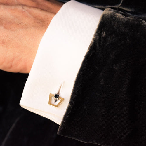 Boutons de manchette Boutons de manchettes Vermeil Art Déco 58 Facettes 19-684