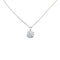 Pendentif Pendentif diamant 4,37 carats, chaîne en or blanc. 58 Facettes 30605