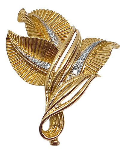 Broche Broche O jaune 13 Diamants 58 Facettes AB269