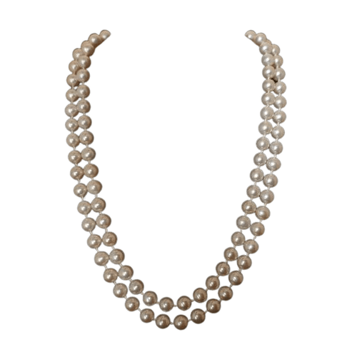 Collier Sautoir de perles de culture, fermoir en or 58 Facettes 1008824