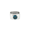 Bague 53 DINH VAN - Bague Argent Topaze bleue 58 Facettes 8463
