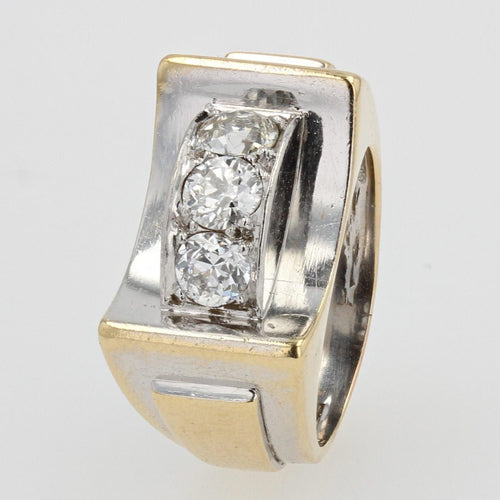 Bague 52 Bague art déco diamants 2 ors 58 Facettes 20-599-50