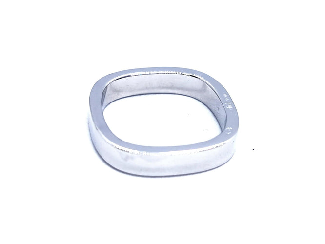 Bague 54 Dinh Van Bague Alliance Or blanc 58 Facettes 841205CN