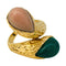 Bague 58 Bague Boucheron "Serpent Bohême" chrysoprase et corail 58 Facettes 29874