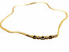 Collier Collier Maille anglaise Or jaune Saphir 58 Facettes 1161955CD
