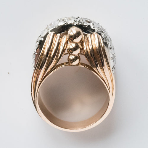 Bague 52 Bague rétro ancienne diamants 58 Facettes 20-316-48