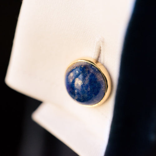 Boutons de manchette Boutons de manchettes Lapis lazuli 58 Facettes 19-681