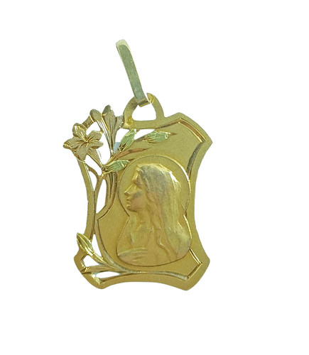 Pendentif Médaille religieuse en or 58 Facettes 16