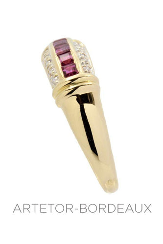 Bague 61 Bague rubis et diamants 58 Facettes 30251