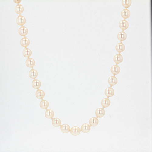 Collier Collier de perles de culture baroque et son fermoir ancien 58 Facettes 01-124