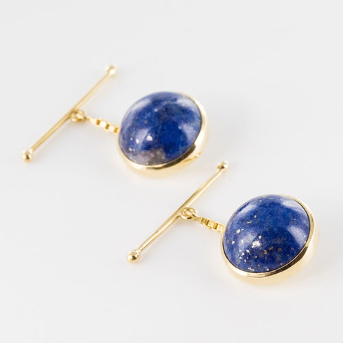 Boutons de manchette Boutons de manchettes Lapis lazuli 58 Facettes 19-681