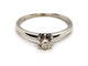 Bague 54 Bague Solitaire Or blanc Diamant 58 Facettes 1126561CN