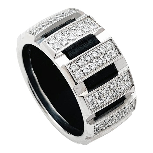 Bague 53 Bague Chaumet, "Class One", or blanc, diamants. 58 Facettes 30619