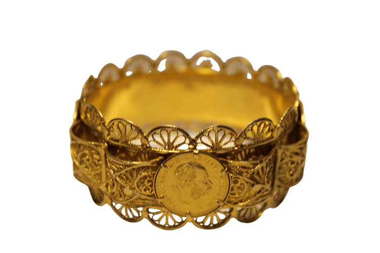 Bracelet Bracelet Quatre Pièces d'or 58 Facettes 11182A