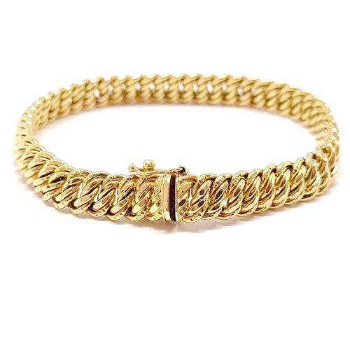 Bracelet Bracelet maille américaine or jaune 58 Facettes