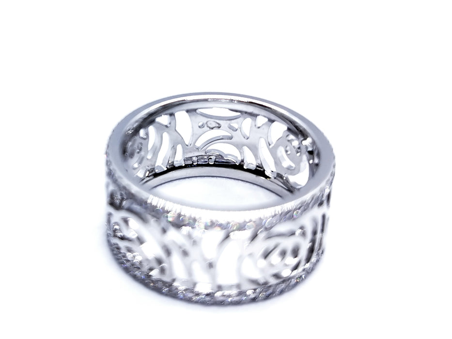 Chanel Ring Camélia Diamant aus Weißgold
