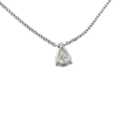 Collier Collier en or blanc diamant taille poire 1,09 carat. 58 Facettes 30493