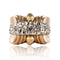 Bague 52 Bague rétro ancienne diamants 58 Facettes 20-316-48