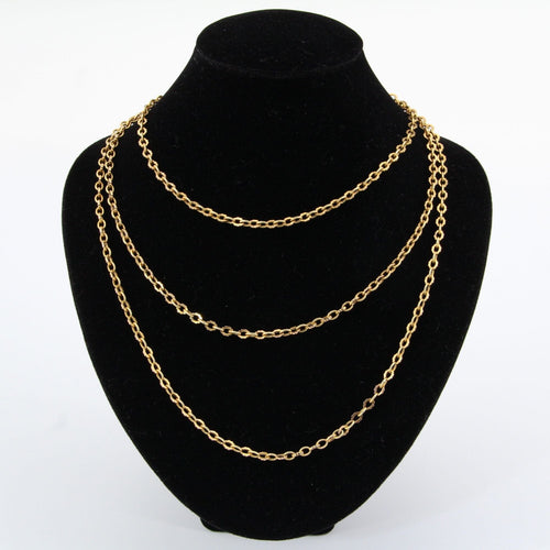 Collier Sautoir ancien en or 58 Facettes 20-536