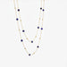 Collier Sautoir en or et perles de lapis lazuli 58 Facettes 21-040