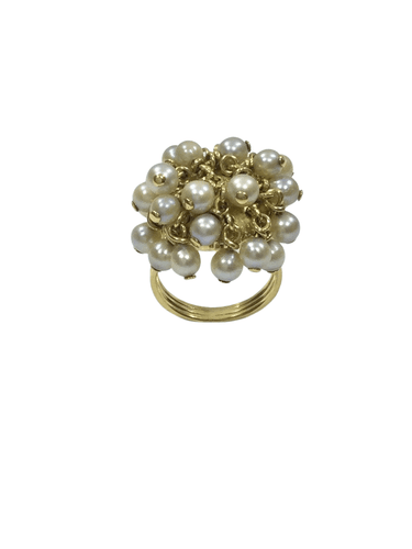 Bague 51.5 Bague Or Et Perles 58 Facettes 938612